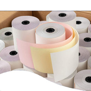 3 Ply 76mm - Self Copy Rolls - White/Pink/Yellow